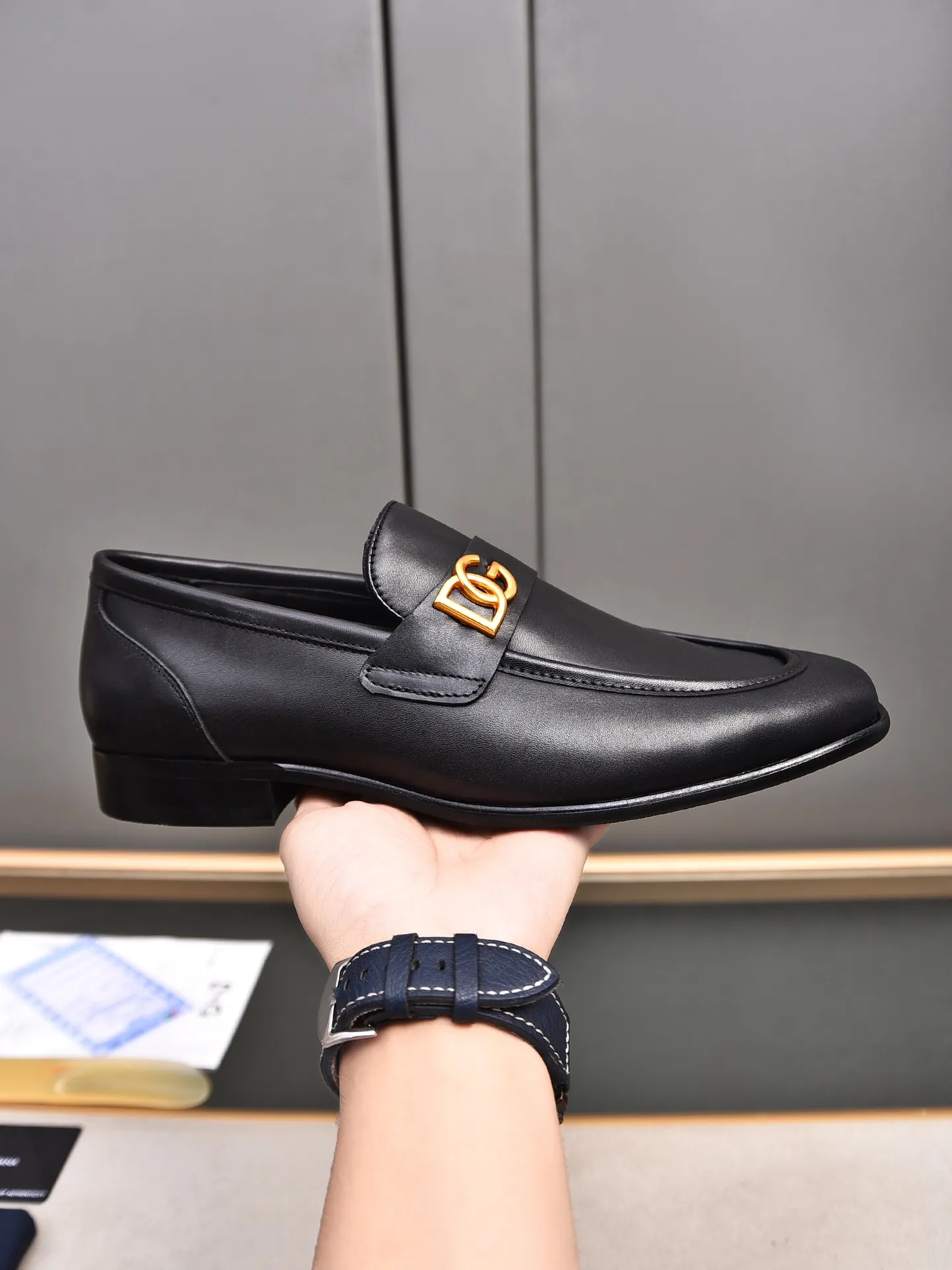 👍👍Men's shoes💰480 **Boutique recommendation**DG**The latest business formal leather shoes, official website synchronization, top version on the market, purely handmade. Fabric: imported calfskin with water-dyed cow lining 38, 39, 40, 41, 42, 43, 44 (customized at 45